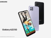 The Galaxy A22 5G. (Source: Samsung)