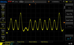 At about 5% we registered only 118 Hz