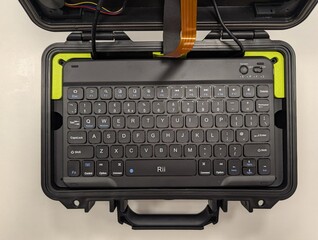 You can choose any keyboard that fits the case.