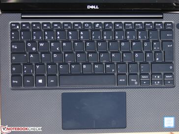 The familiar XPS 13 keyboard…