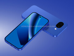 The Google Pixel 10a in one of its rumoured launch colours. (Image source: Android Headlines - edited)