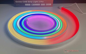 The Govee COB Strip Light 2 Pro can shine in a variety of colors as desired...