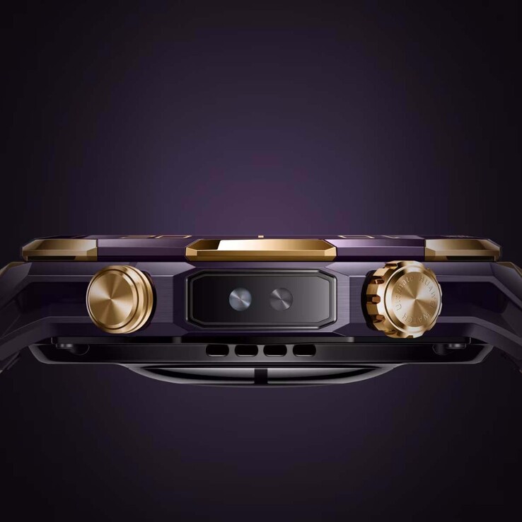 The Huawei Watch Ultimate Design Royal Gold smartwatch. (Image source: Huawei)