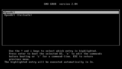 OpenWRT USB boot stick – live system available, but no installer included