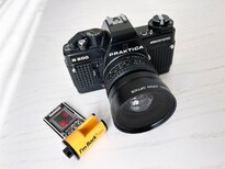 Camera with 0.45x lens adapter attached (Image Source: I'm Back Film)