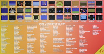An overview of the 200 games included (Image source: Marc Zander, Notebookcheck)