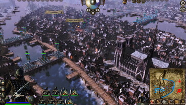 An image showing a city in Medieval Kingdom Wars.