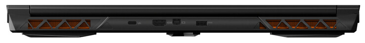 Back: USB 3.2 Gen 2 (USB-C), HDMI 2.1, Mini DisplayPort 1.4, power connection
