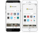 Microsoft Edge on Android and iOS handsets (Source: Microsoft)