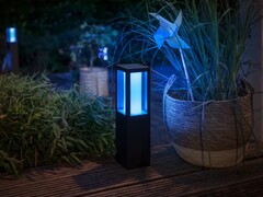 New Philips Hue Impress outdoor pedestal light has landed in the US and Canada. (Image source: Philips)