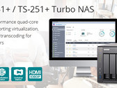 QNAP TS-251+ and TS-451+ Turbo NAS solutions with quad-core Intel Celeron