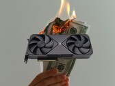 The Nvidia GeForce RTX 5090 has been almost impossible to find at the official starting price of $1,999. (Image source: Notebookcheck, Unsplash, edited)