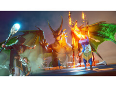 A screenshot from Runescape Dragonwilds that showcases the games unique and colorful visual style. (Image Source: Steam)