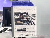 Asus exhibited the MP13UC e-paper display and the ATS01D stand at Computex 2026.