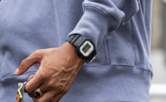 The Casio G-SHOCK DW5600SHB-1 from the Shiba Inu series. (Image source: Casio)