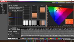 CalMAN: ColorChecker (calibrated)