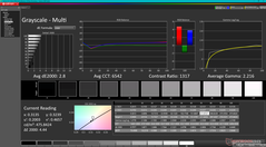 Grayscale before calibration