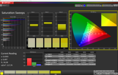 CalMAN Saturation calibrated