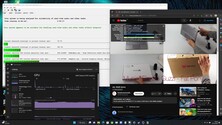 Maximum latency when opening multiple browser tabs and playing 4K video.