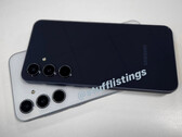The Samsung Galaxy A55 in two of its launch colours. (Image source: @stufflistings)