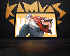 The Kamvas 12 drawing tablet features a 12.2-inch display with a resolution of 2400 by 1600.