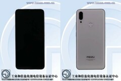 The Meizu Note 9 also arrived at TENAA recently. (Source: TENAA)