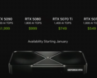 Nvidia's GeForce RTX 50 series graphics cards will be available for purchase later this month (image source: Nvidia)