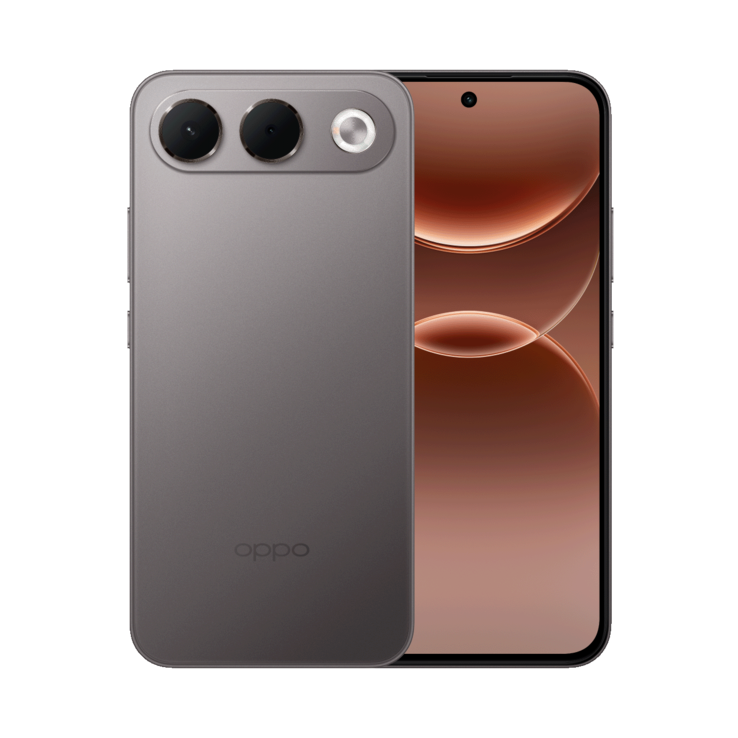 The Oppo A7 Pro in Shine Titanium.