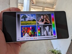 Outdoor viewing under shade