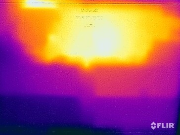 Surface temperatures - bottom (stress test)