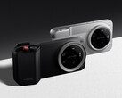 The Xiaomi 17 Ultra's Photography Kit and Photography Kit Pro accessories from back to front.