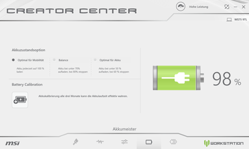 Battery options