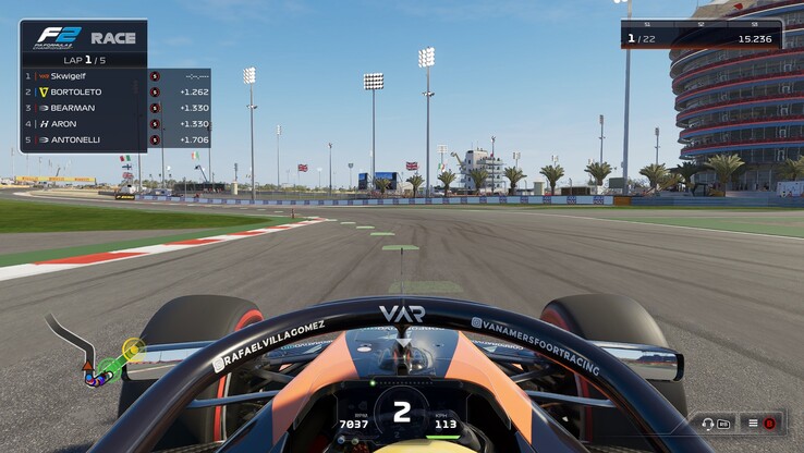 F1 25 HUD (image source: Anil Ganti, Notebookcheck)