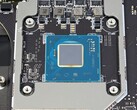 Intel Arc A370M module attached to the laptop motherboard (Image Source: Forbes)