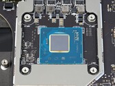Intel Arc A370M module attached to the laptop motherboard (Image Source: Forbes)
