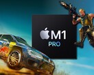 The Apple M1 Pro should easily handle casual gaming sessions for 2021 MacBook Pro users. (Image source: Apple/Codemasters/Epic - edited)