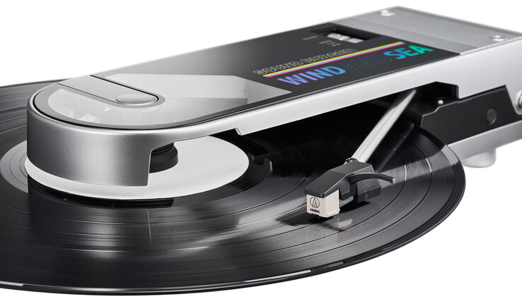 The Sound Burger can play records anywhere for up to 12 hours on its rechargeable battery. (Image source: Audio-Technica)