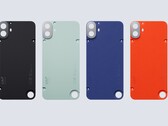 Nothing will sell replaceable shells for the CMF Phone 1 and they will be available in four colors. (Image source: CMF by Nothing)  