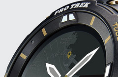 Casio Pro Trek WSD-F20SC Android Wear smartwatch closeup (Source: Casio)