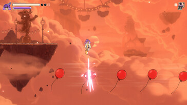 An image from the game Constance showing a platform sequence. (Image source: Steam)