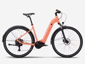 Decathlon’s Peach Orange Rockrider E-ACTV 500 e-bike