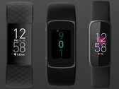 The Fitbit Charge 4 (L) and Fitbit Luxe (R) compared to the potential Fitbit Charge 5. (Image source: Fitbit/9To5Google - edited)