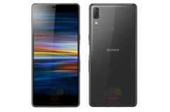 Front and rear renders of the Sony Xperia L3. (Source: WinFuture)