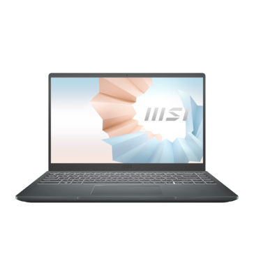 MSI Modern 14 - Carbon Grey. (Image Source: MSI)