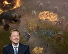 Elon Musk has broken a world record in Diablo 4 and shared his success on X. (Image source: Xbox / Pixabay, Tumisu)