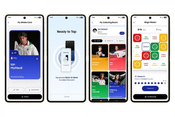 The Samsung Galaxy Z Flip 7 Olympic Edition comes with special apps and features related to the tournament. (Image source: Samsung)
