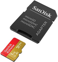 SanDisk Extreme 1 TB microSDXC memory card (Source: SanDisk)