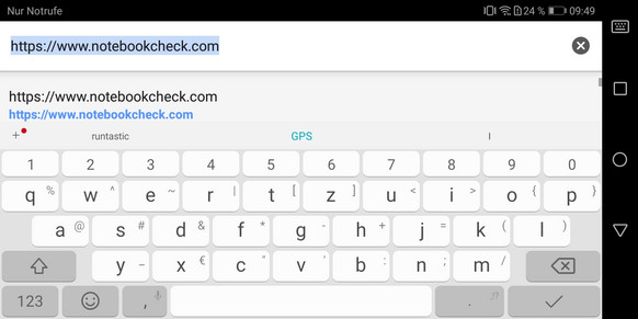 Keyboard, landscape