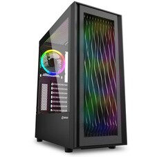 Sharkoon RGB Wave ATX case with 3D wave front panel (Source: Sharkoon)