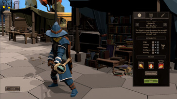 An image showing a wizard in Stolen Realm.
